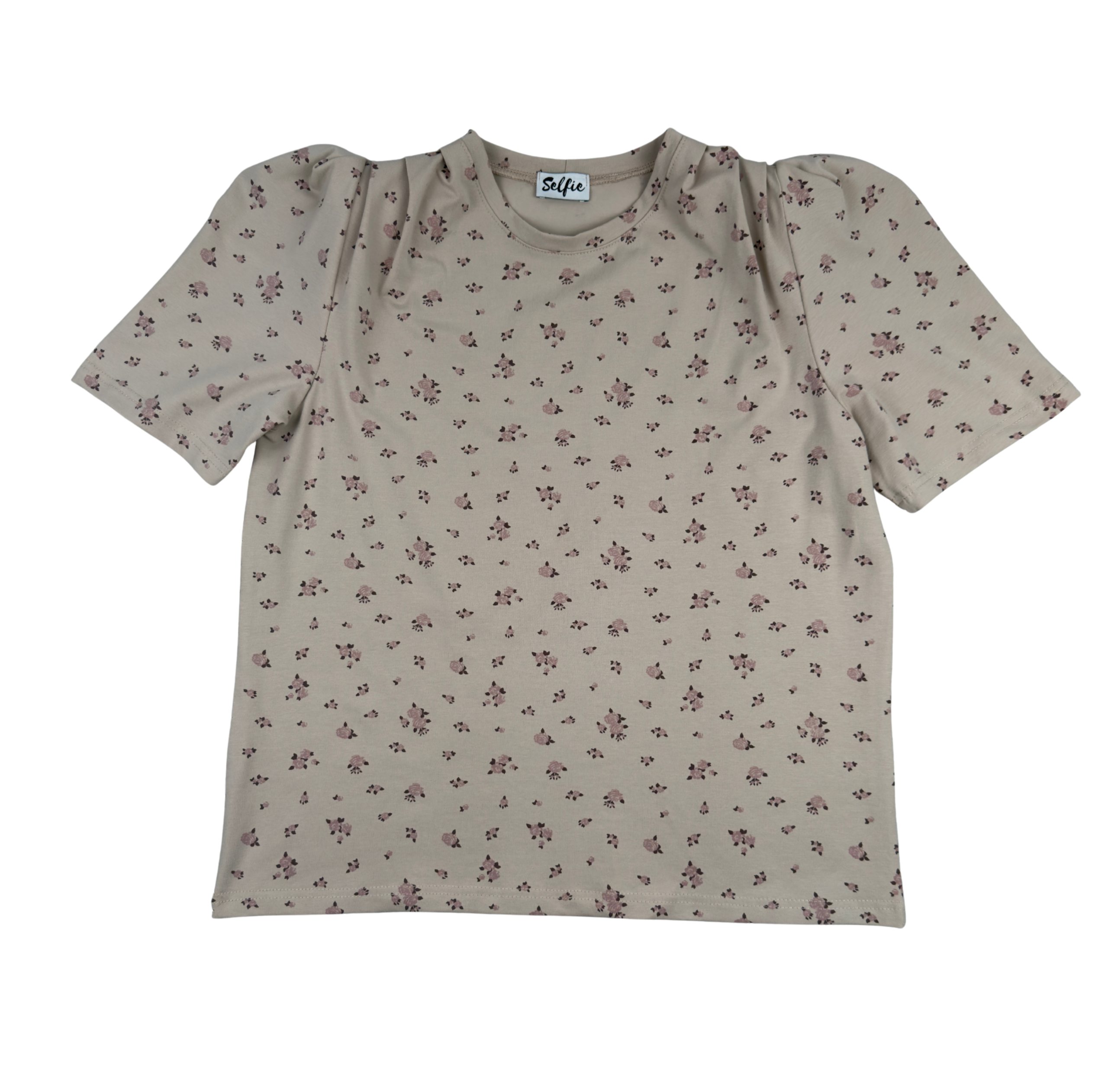 t-shirt w kwiatki